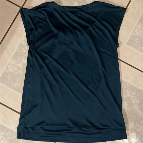 Mossimo Supply Co Black Relaxed Ruched Blouse - Picture 4 of 4